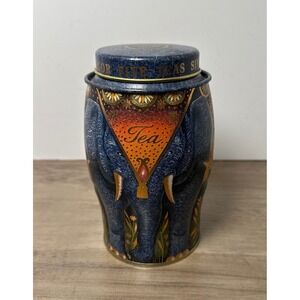 Williamson & Magor‎ England Elephant Collectible Empty Tea Caddy Tin